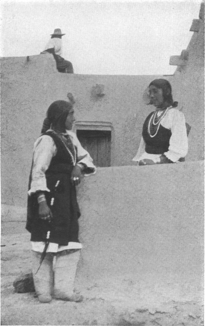A Hopi wooing, which has an added interest in that among
the Hopi Indians, women are the rulers of the household