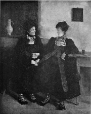 Courtesy of Berlin Photographic Company.

Peasant Women of Dachauer

From a painting by Leibl