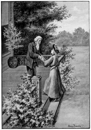 He looked like an old picture, but he was a gentleman
every inch of him.