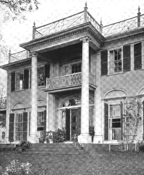 Plate XCII.&mdash;Porch of the Middleton House, Bristol, R.&nbsp;I.