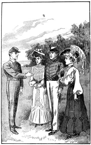 "'The cadets of this academy, Miss Adams,' said he, 'do
not speak to Mr. Mallory.'"