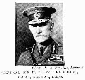 Photo, F. A. Swaine, London.
GENERAL SIR H. L. SMITH-DORRIEN,
G.C.B, G.C.M.G., D.S.O.