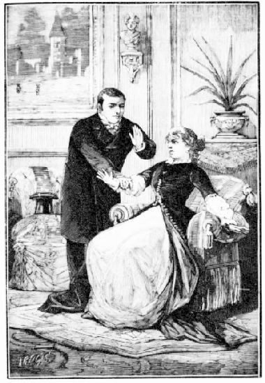 Hortebize osa lui saisir les poignets et presque de force
la renversa sur la causeuse.