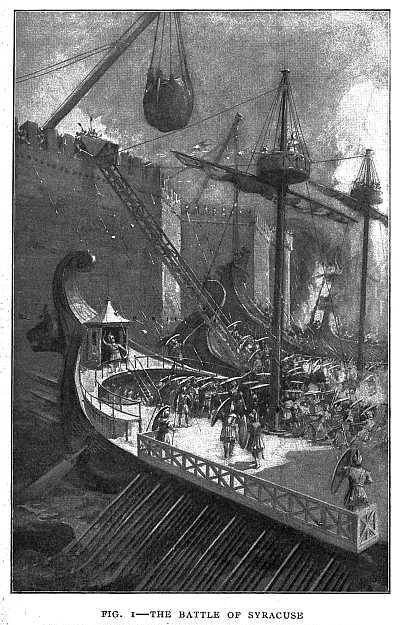 FIG. 1&ndash;THE BATTLE OF SYRACUSE