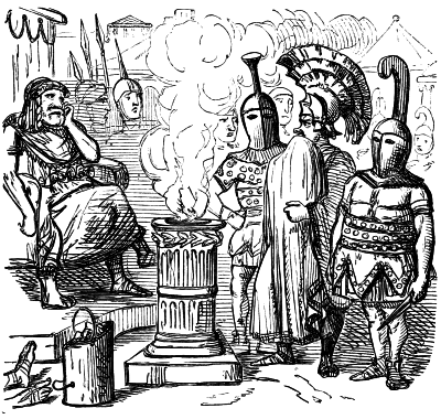 Mucius Sc�vola before Porsenna.