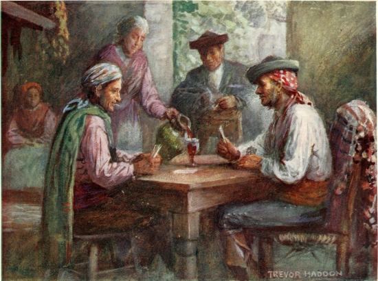 GRANADA&mdash;INTERIOR OF A POSADA