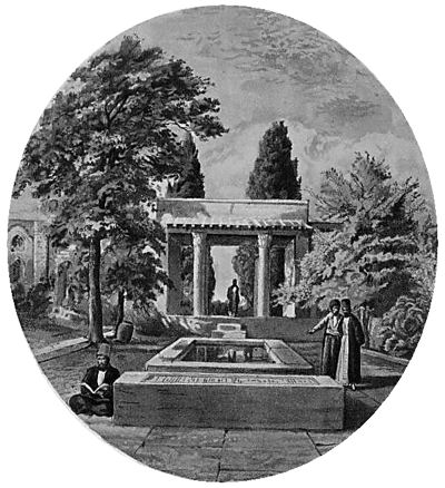 THE TOMB OF OMAR.
From an old painting by an unknown artist