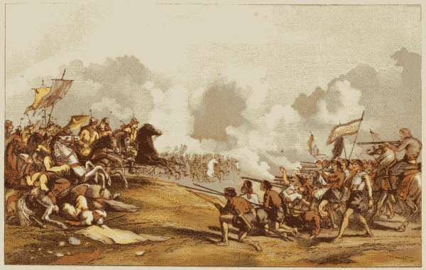 DEFEAT OF THE TARTAR CAVALRY AT THE BATTLE OF HU-KAU.
DAY & SON, LIMITED, LITH.