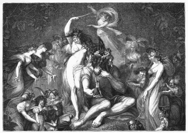 Titania and Bottom. By Fuseli. In the possession of
Mr. Carrick Moore.
