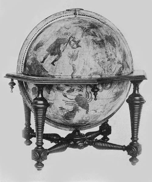 Celestial Globe of Dominico Rossi
(Mattheus Greuter), 1695.