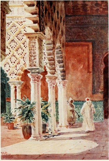 SEVILLE. IN THE ALC�ZAR, THE PATIO DE LAS DONCELLAS