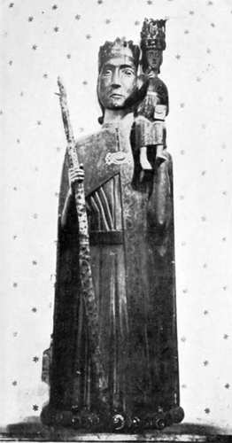 BARGA — DUOMO: STATUA IN LEGNO DI S. CRISTOFORO.
(SEC. XII).