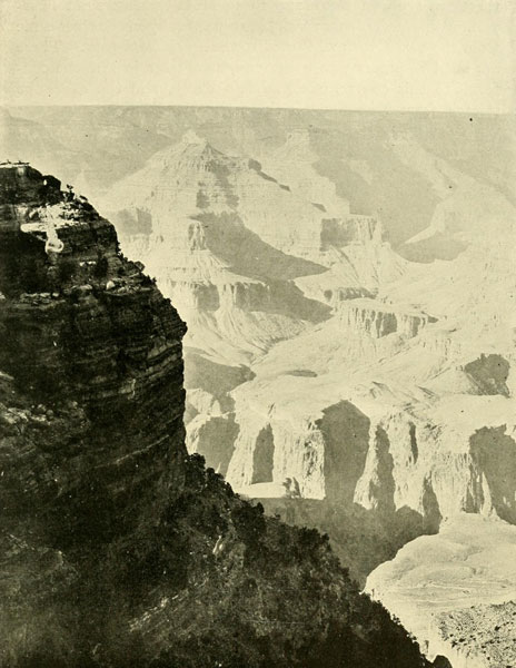 The Grand Canyon from
Bright Angel Hotel.