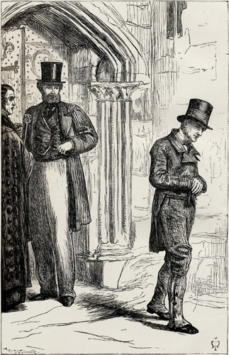 "He is of that sort that they make
      the angels of," said the verger.