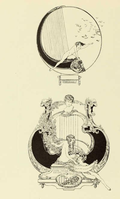 DECORATIVE ILLUSTRATIONS BY FRANZ VON BAYROS PUBLISHED
BY ARTUR WOLF, VIENNA