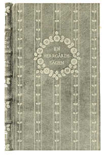 BOOKBINDING IN NIGER MOROCCO, WITH INLAY AND GOLD
TOOLING. BY GRETA MORSSING