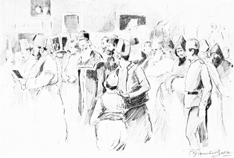 Funeral of an Armenian Archbishop

The face of the corpse is uncovered, some say in order to convince the
populace that the dignitary is really dead, not imprisoned; others
contend that this custom dates from a Turkish police ordinance, during
the Greek risings, when arms were often smuggled into the towns in
coffins.