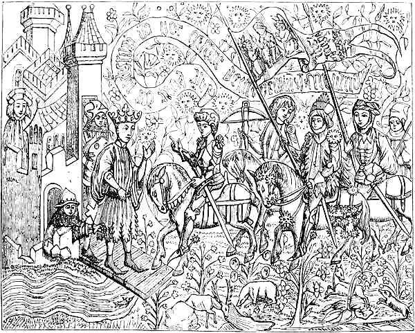 Jeanne d&rsquo;Arc and Charles VII.