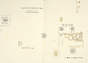 Plan of the ruins of Tik�l
