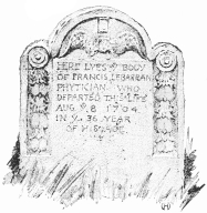 THE GRAVE OF DR. FRANCIS LE BARRAN, THE NAMELESS
NOBLEMAN.