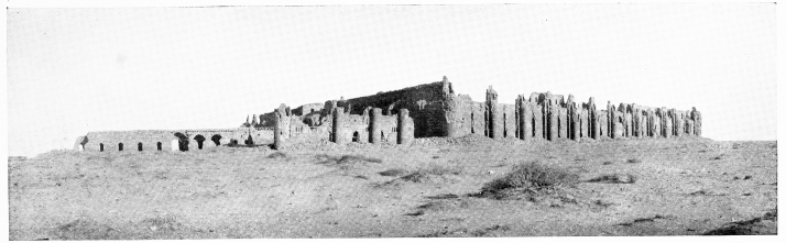 Fig. 77.&mdash;UKHEIḌIR FROM NORTH-WEST.