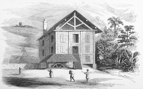 Plate 6.&mdash;The Pulping House, Messrs. Worms’ Estate,
Puselawa.