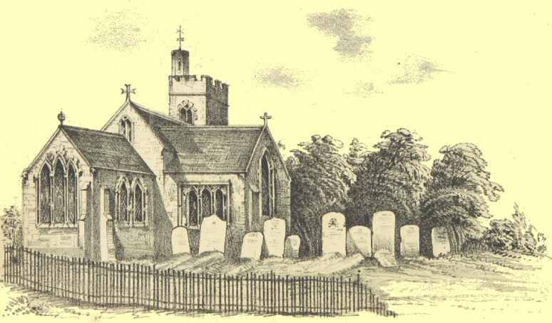 Church of West Lavington, with the Shepherd&rsquo;s Grave