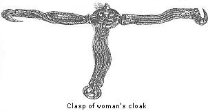 Clasp of a woman’s
cloak