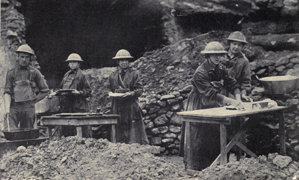 The Salvation Army Was Told
that Ansauville Was Too Far Front for Any Women To Be Allowed To Go.