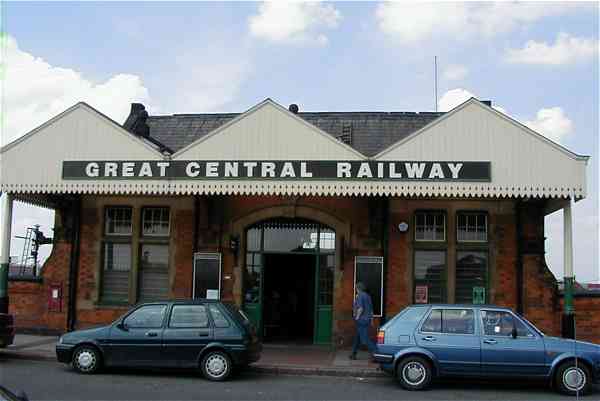 Loughborough Central station from the road